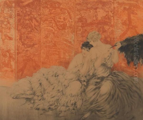 Mockery Oil Painting by Louis Icart