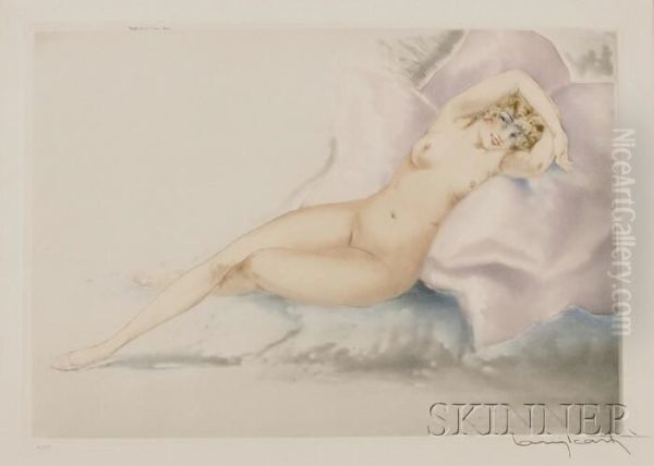 Rieuse Oil Painting by Louis Icart