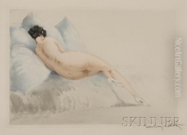 Boudeuse Oil Painting by Louis Icart