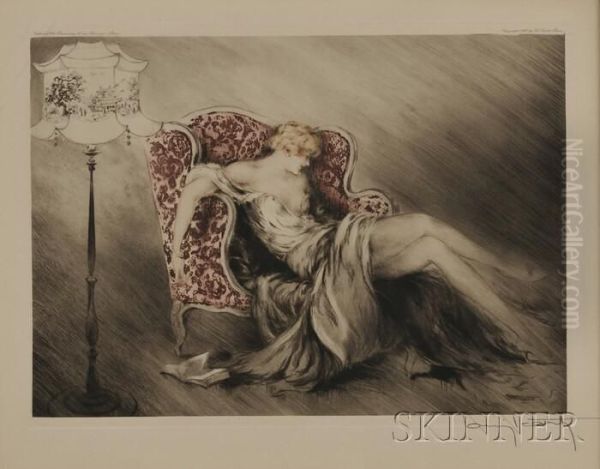 Dans Les Reves Oil Painting by Louis Icart