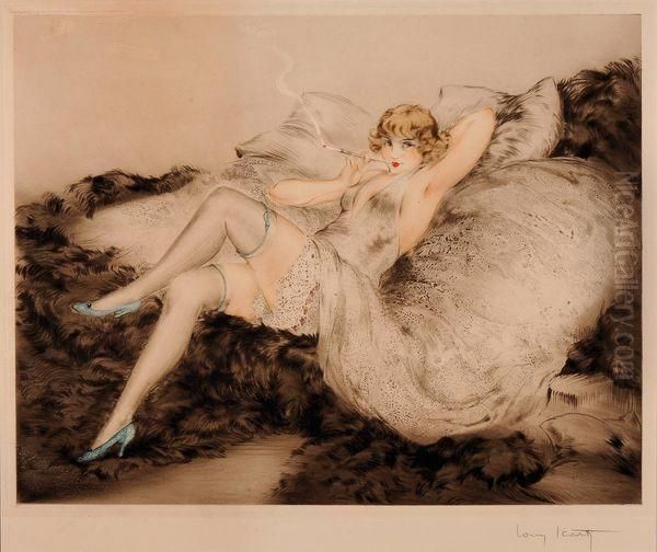 Untitled Oil Painting by Louis Icart