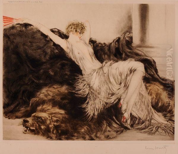 la Paresse Oil Painting by Louis Icart