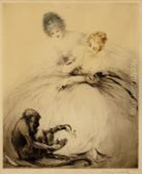 Bewilderment Oil Painting by Louis Icart