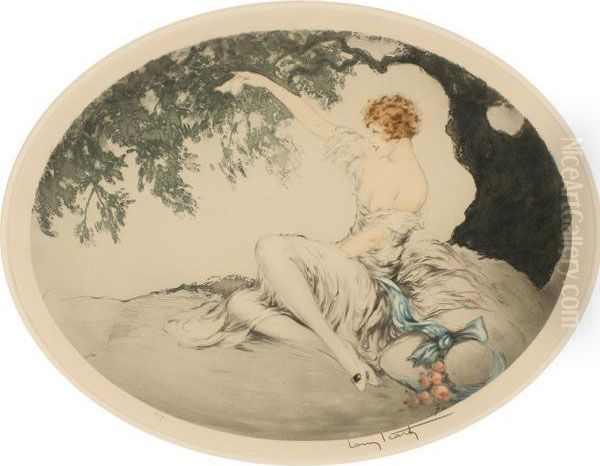 Farewell Oil Painting by Louis Icart