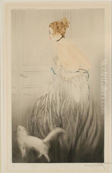 Do Not Enter Oil Painting by Louis Icart