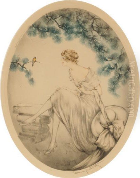 Duet Oil Painting by Louis Icart