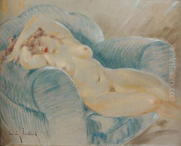 Jeune Femme Endormie Oil Painting by Louis Icart