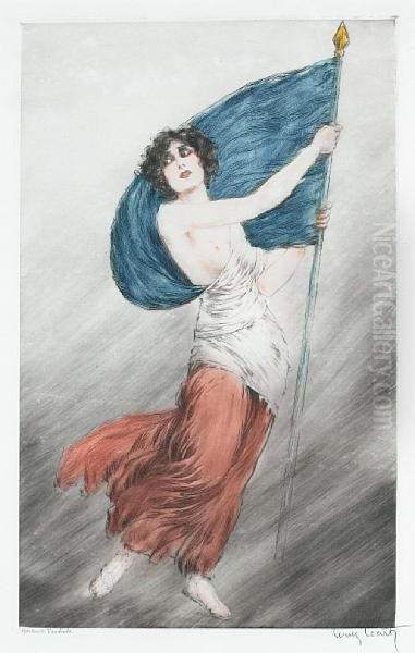 Marianne (la Marseillaise) Oil Painting by Louis Icart