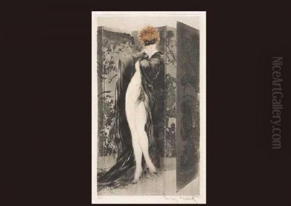 Before Mascarade Oil Painting by Louis Icart