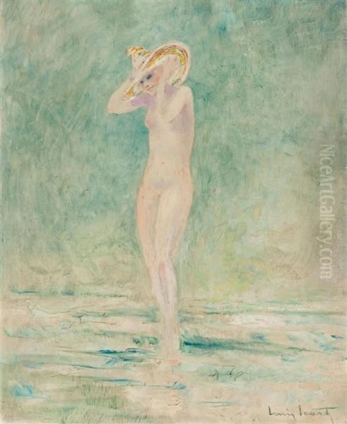 Sur La Plage - Juan Les Pins by Louis Icart