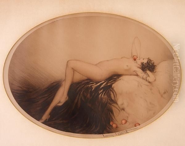 Eve Oil Painting by Louis Icart