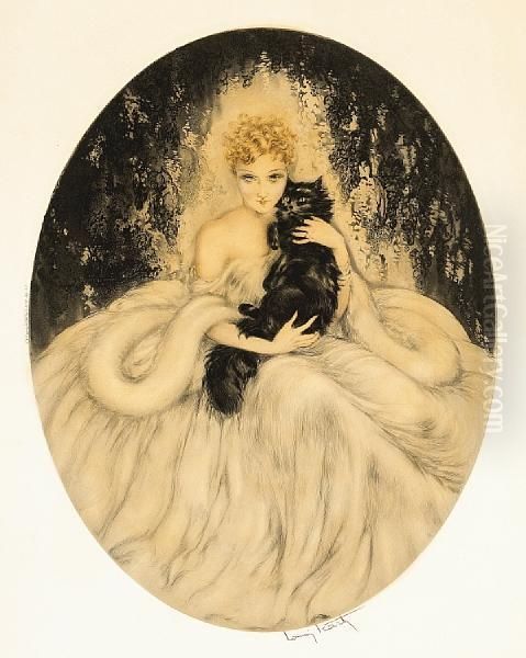 Sweet Mystery Oil Painting by Louis Icart