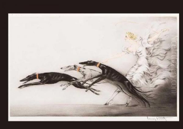 Speed I Oil Painting by Louis Icart