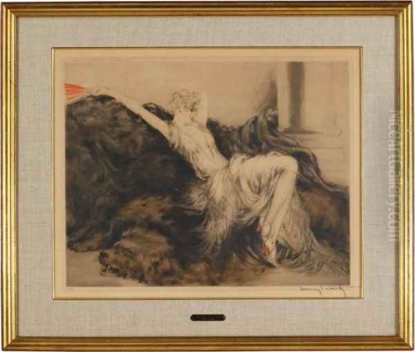 Laziness Oil Painting by Louis Icart