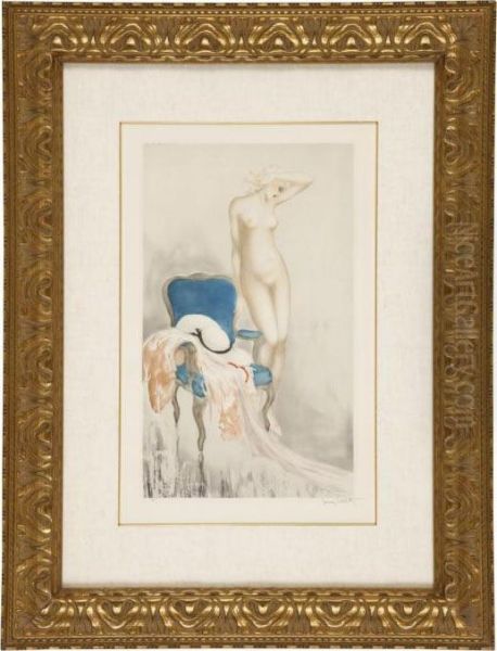 Fair Model Oil Painting by Louis Icart