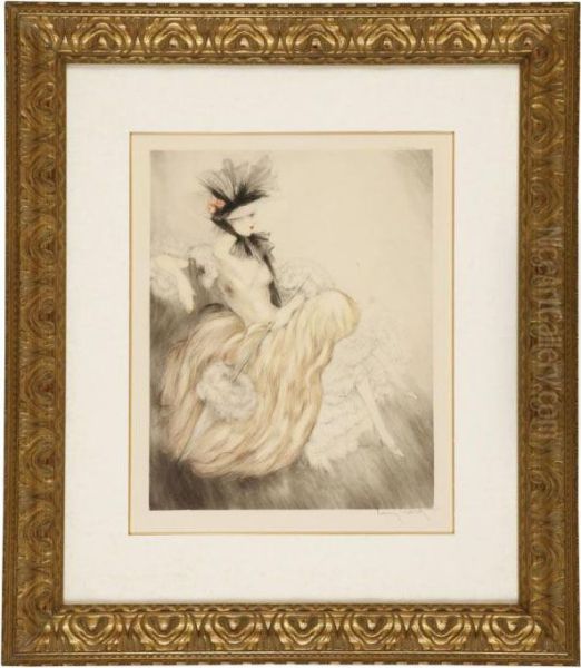 Frou Frou Oil Painting by Louis Icart