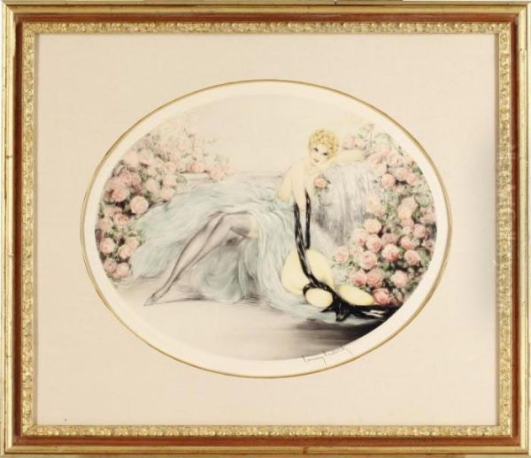 Belle Rose Oil Painting by Louis Icart