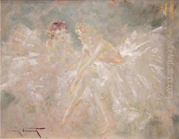 Entracte Oil Painting by Louis Icart