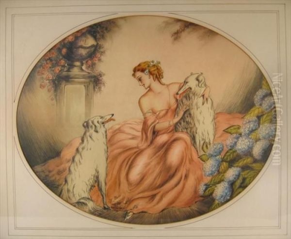 Untitled Oil Painting by Louis Icart