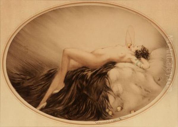 Eve Oil Painting by Louis Icart