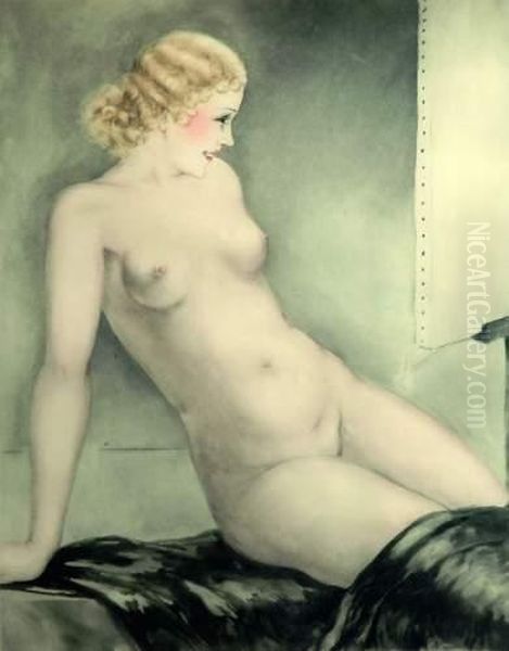 Le Modele Oil Painting by Louis Icart