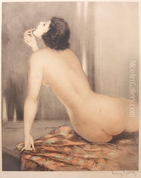 Modern Eve Oil Painting by Louis Icart