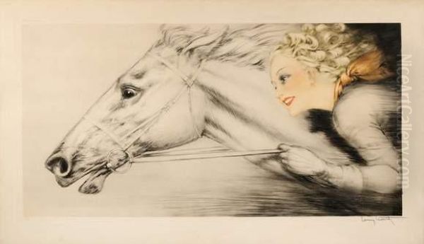 Pur Sang Oil Painting by Louis Icart