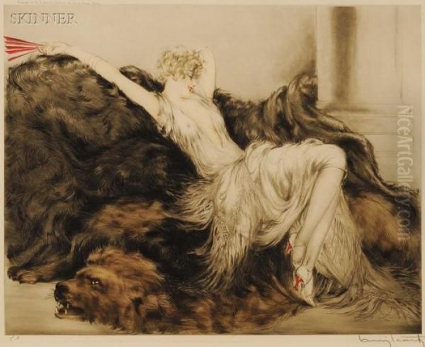 Paresse Oil Painting by Louis Icart