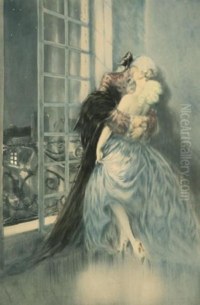 Des Grieux Oil Painting by Louis Icart