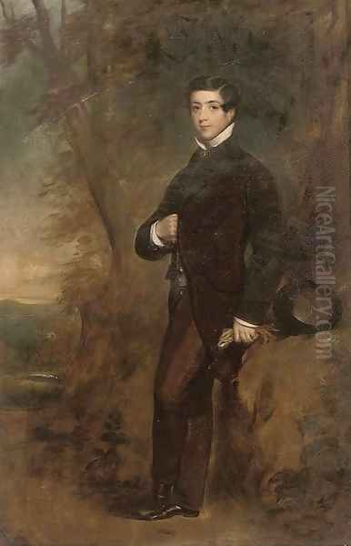 Portrait of Thomas Edward Fairfax Oil Painting by James Godsell Middleton