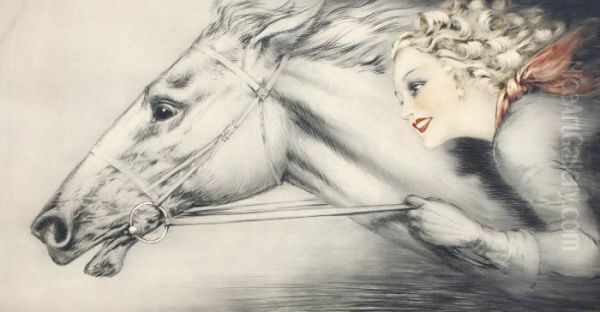 Vitesse Oil Painting by Louis Icart