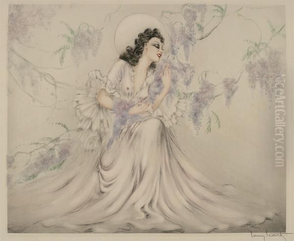 Wisteria by Louis Icart