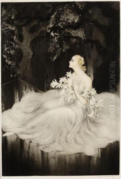 Les Lis by Louis Icart