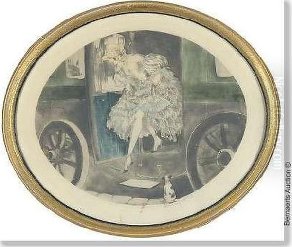 Untitled Oil Painting by Louis Icart