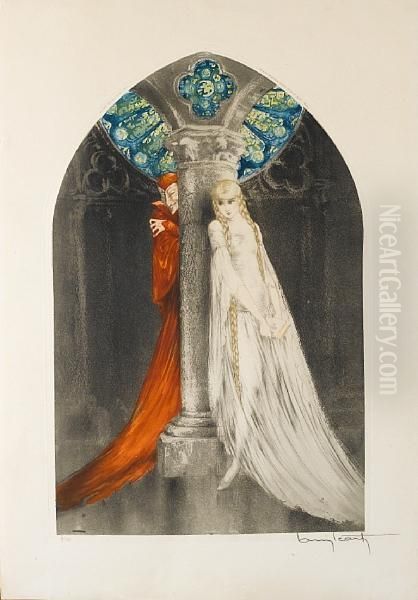 Faust Oil Painting by Louis Icart