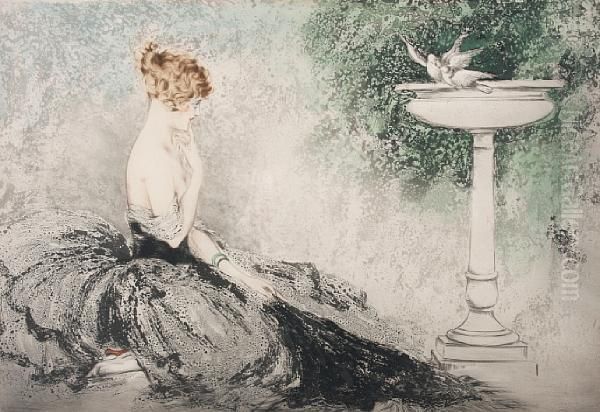 Wistfulness Oil Painting by Louis Icart