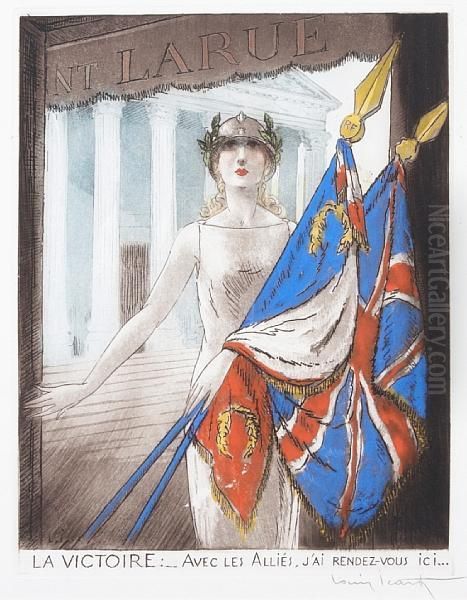 Victory Oil Painting by Louis Icart