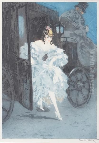 Arrival Oil Painting by Louis Icart