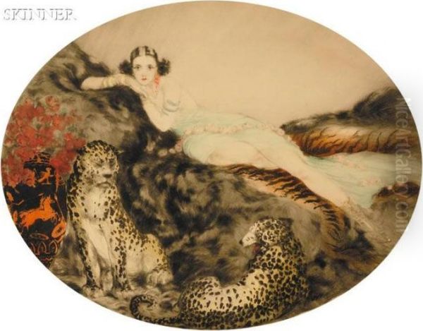 Thais Oil Painting by Louis Icart