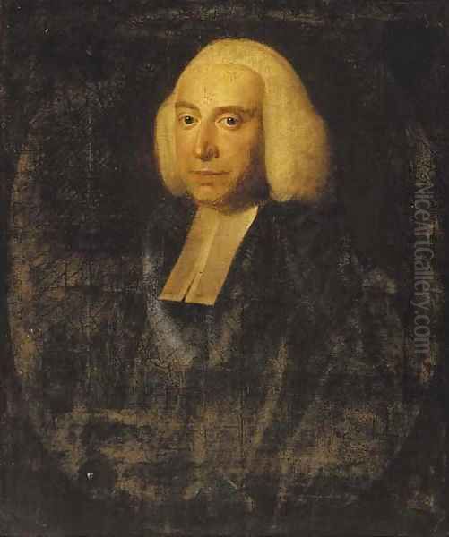 Portrait of Dr. Dodd Oil Painting by Frans Van Der Mijn