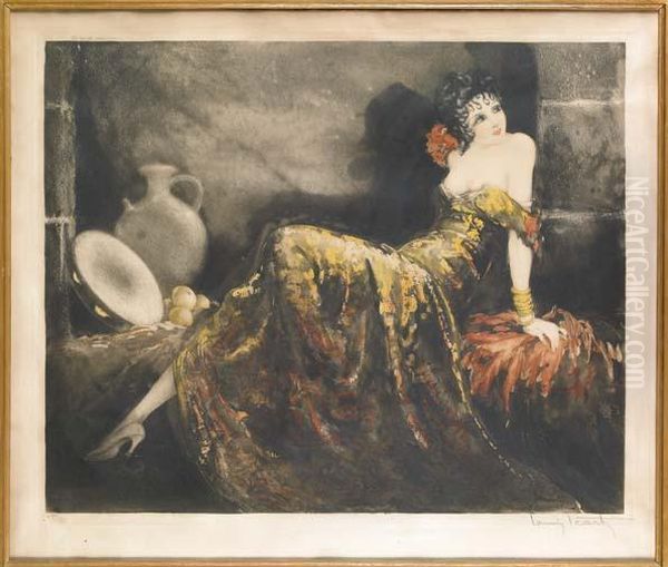 (schnessel Et Karmel A 137) Oil Painting by Louis Icart