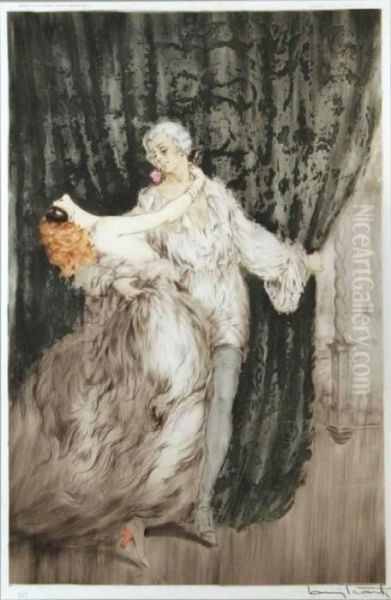 Title: Casanova Oil Painting by Louis Icart