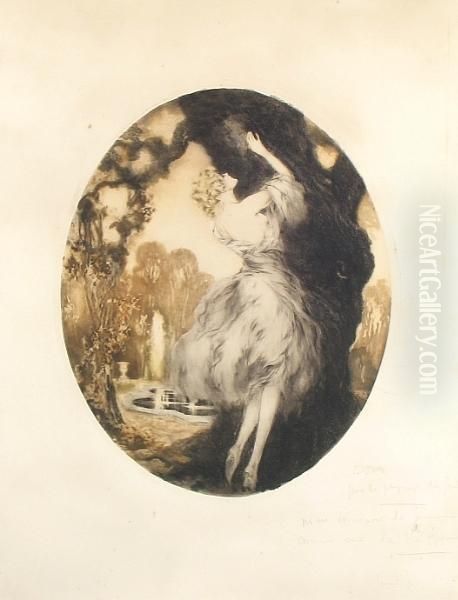 Fidelity Oil Painting by Louis Icart