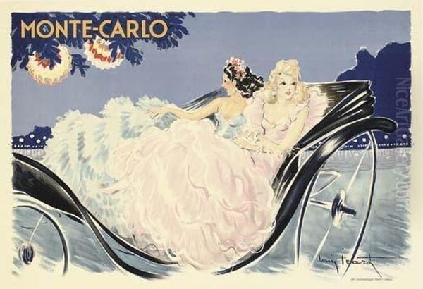 Monte-carlo Oil Painting by Louis Icart