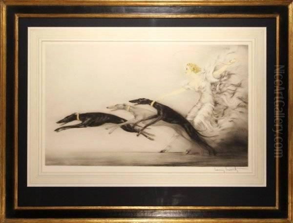 Speed Ii, Vitesse Oil Painting by Louis Icart