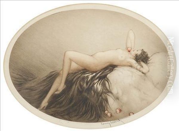 Eve (h./c./i. 353) Oil Painting by Louis Icart