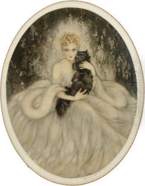 Sweet Mystery Oil Painting by Louis Icart