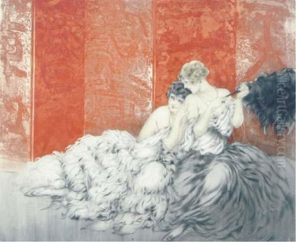 Mockery Oil Painting by Louis Icart