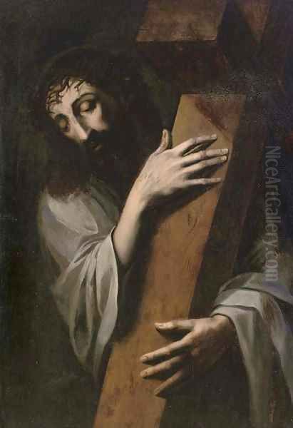 Christ carrying the Cross Oil Painting by Luis de Morales