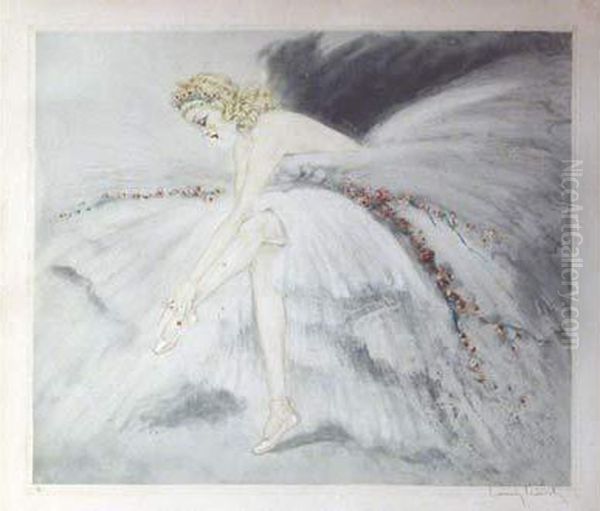 Danseuse Oil Painting by Louis Icart